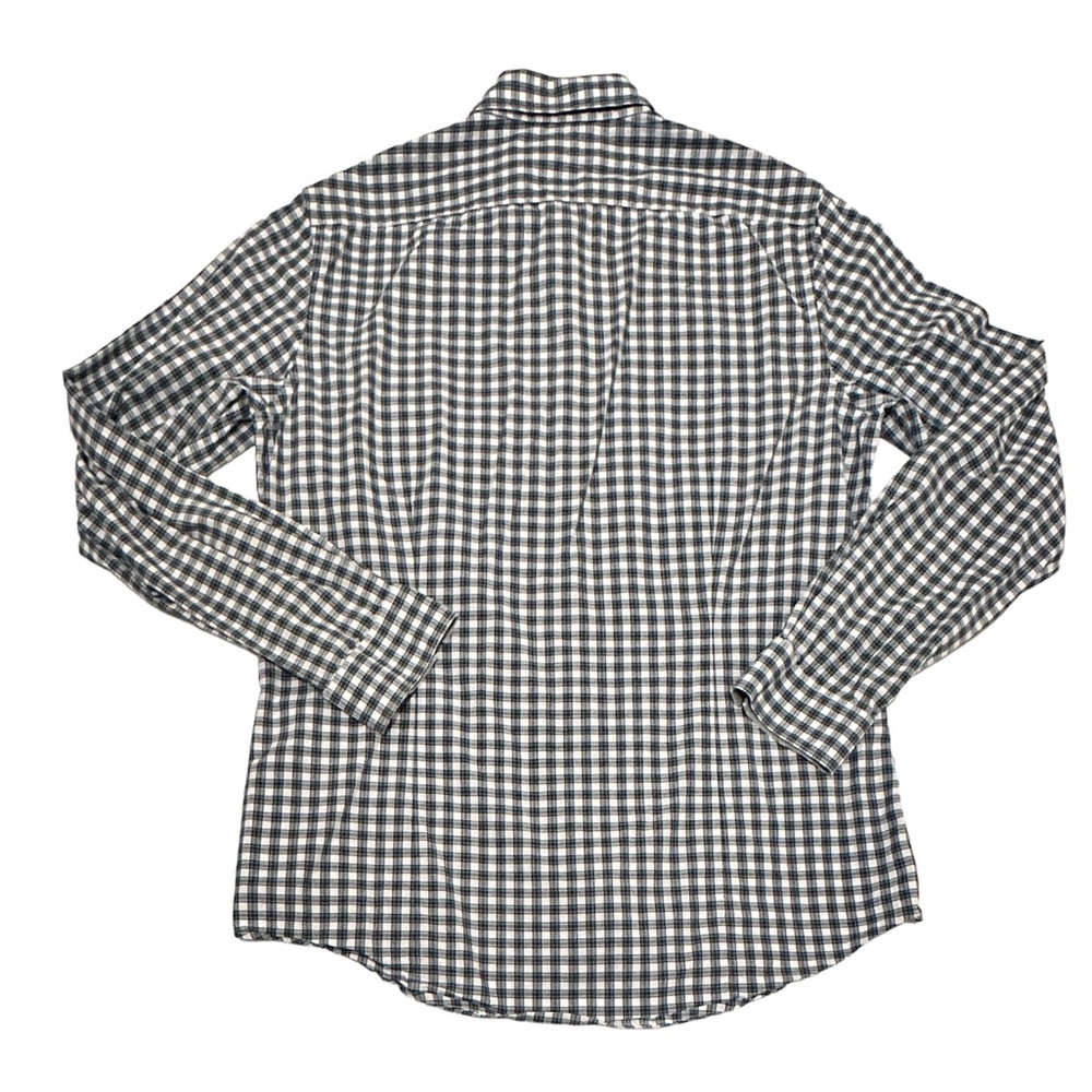 Michael Kors Slim-Fit Gingham Cotton Shirt (Size: Medium) - Picture 5 of 5
